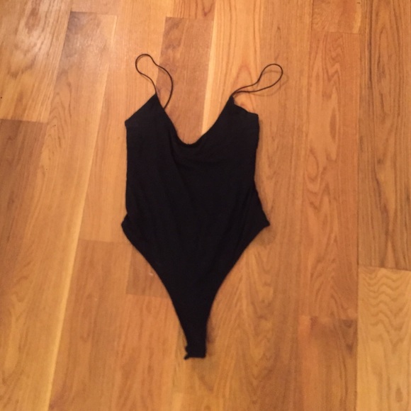 Naked wardrobe elastic strap leotard