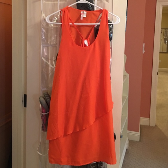 Orange dress
