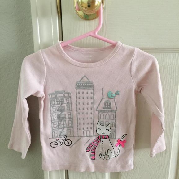 Carters long sleeve shirt size 2T