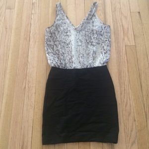 Aqua brand tank top mini dress