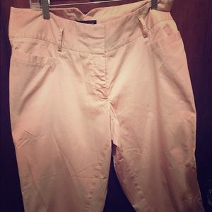 Plus sized, dressy, cropped pants