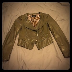 Modcloth vegan leather jacket