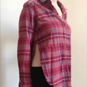 Pacsun berry flannel
