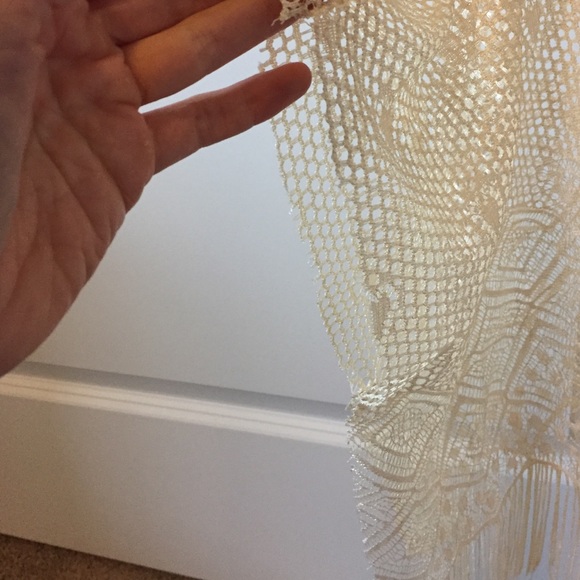 Lace crop top / overlay - Picture 3 of 4