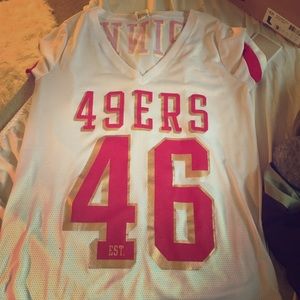 Pink by Victoria secret 49ers jersey