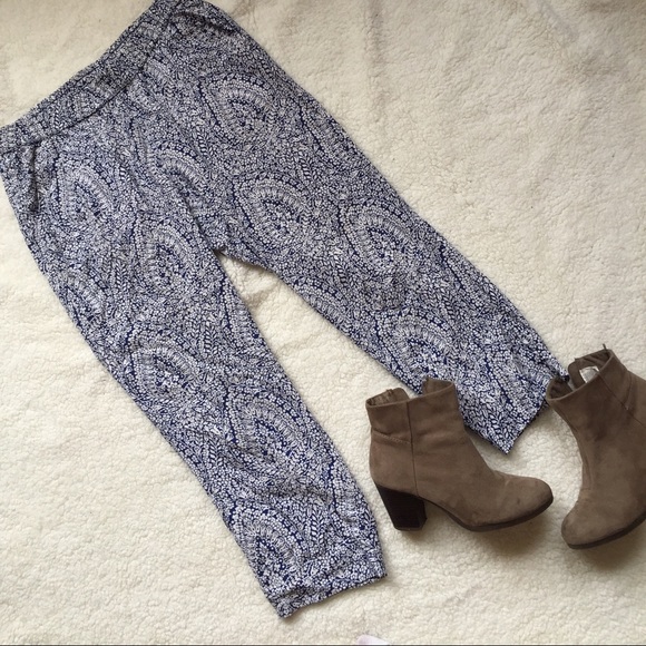 Patterned light weight lounge pants