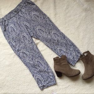 Patterned light weight lounge pants