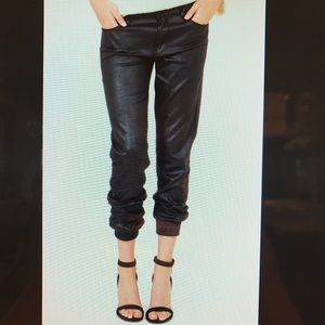 Mother Denim 'The Trainer' jean in coated denim