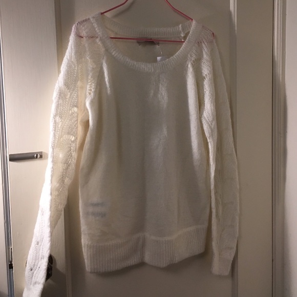 Ann Taylor Loft White Sweater