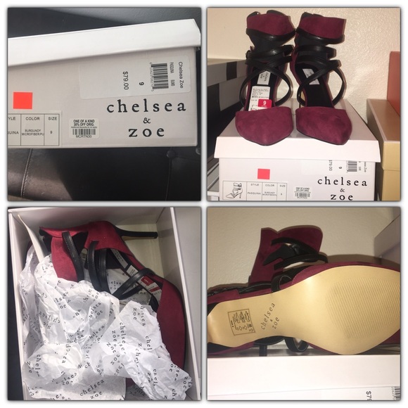 Chelsea & Zoe NWT and box strap heels - Picture 1 of 6