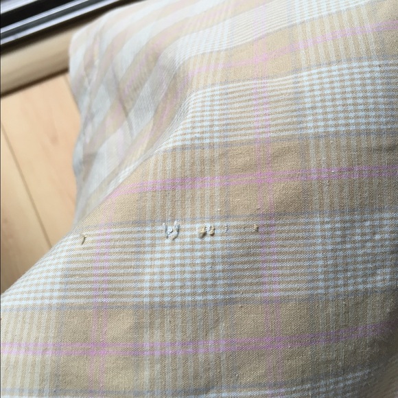 Tulle light cotton coat in tan plaid - Picture 4 of 4