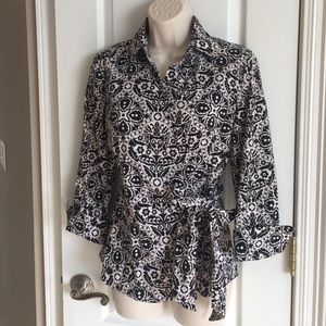 Ann Taylor Wrap Shirt Size 4