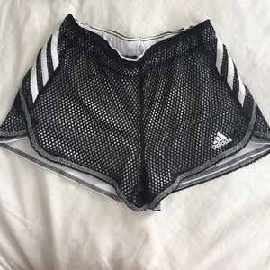 Reversible adidas shorts (black and white)