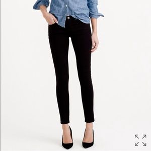 J.Crew toothpick jean - black size 27