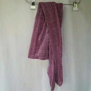 UO Purple Knit Footed Tights