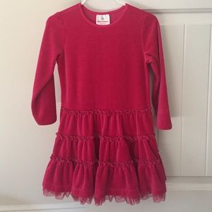 Hanna fuchsia twirl dress (110)