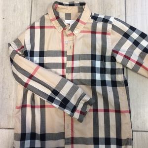 burberry boys exploded check shirt