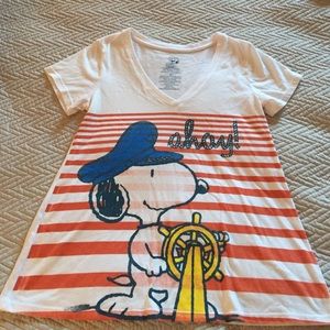 Snoopy sailing shirt