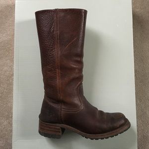 Frye Campus 14G with Lug Sole Sz 8 Chestnut