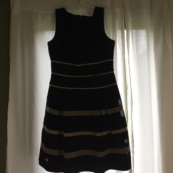 Gorgeous Black and Tan dress