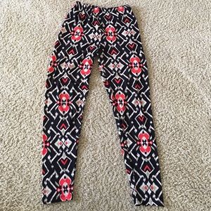 Orange Colorful Leggings