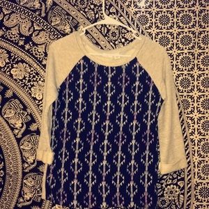 Cato Blue and Grey Sweater