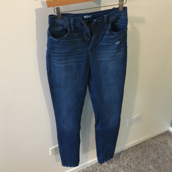 BDG super high rise ankle twig jean