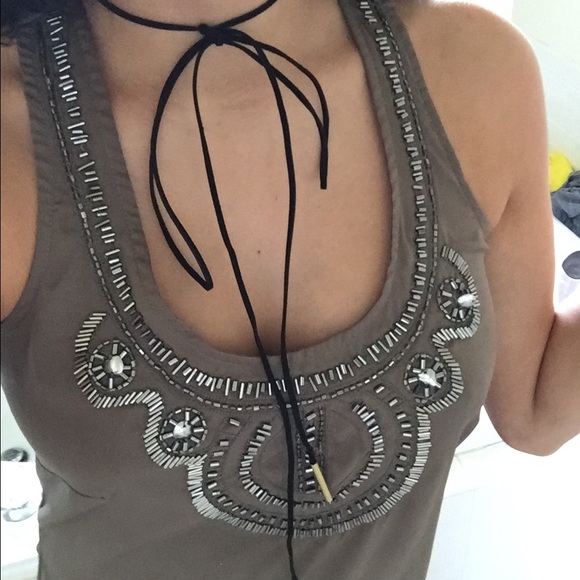 boho tie-up choker 😍 - Picture 2 of 4