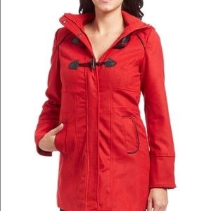 BNWT red toggle coat