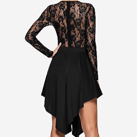 Beautiful Black Lace Detailed Dress - Picture 2 of 3