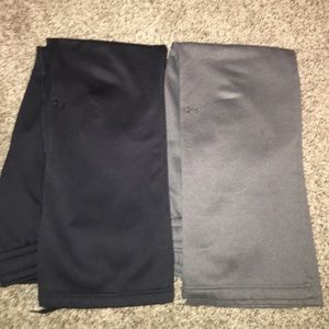 TWO PAIRS of Under Armour Fleece Pants