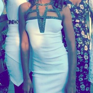 Halter Sequined Dress