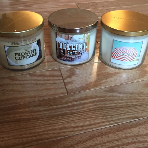 Three candles never used