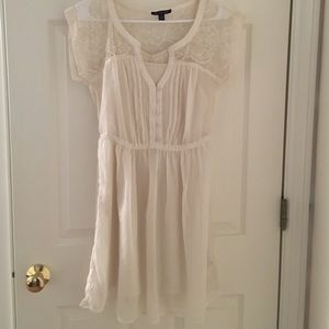 AE cream lace dress