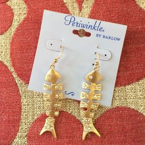 Fun Fish Bone earrings