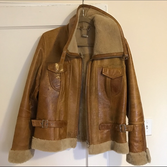 SOLD! Classic Italian Shearling Bomber SOLD!