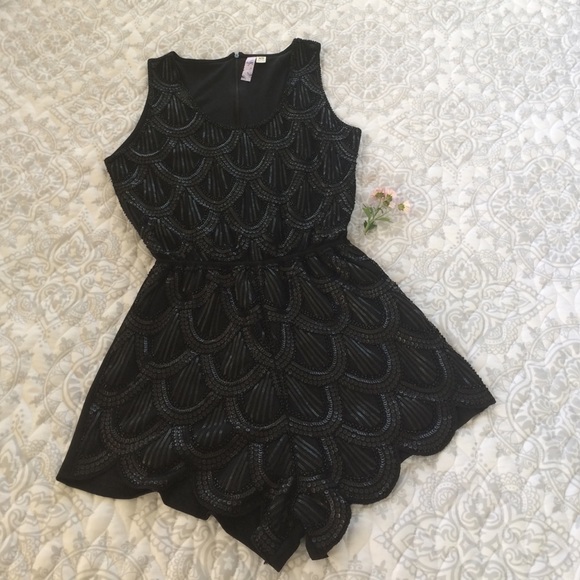alya Dresses & Skirts - Black sequin romper