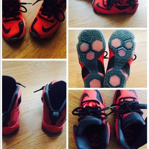 Black & Red Lebron James Sneakers