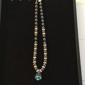 Handcrafted Swarovski crystal pendant necklace