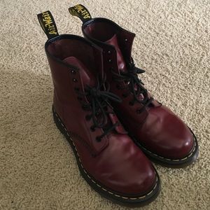 Women's 1460 Cherry Red Smooth Dr. Martens