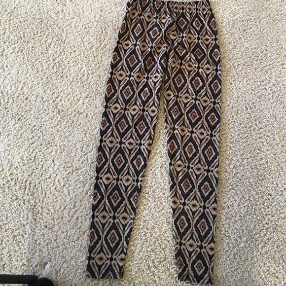 Khaki Colorful Leggings - Picture 1 of 2