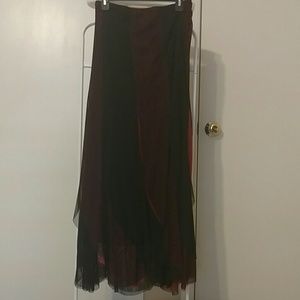 Gothic maxi skirt