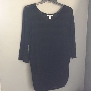 Motherhood Maternity sheer lace top