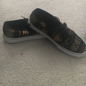 Gold detailed vans