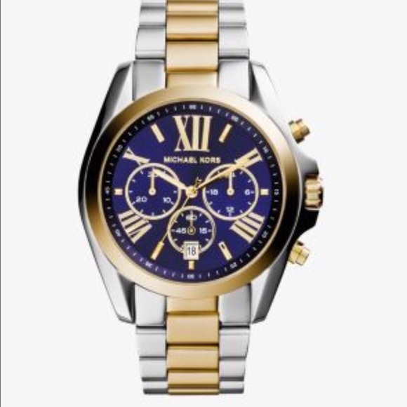 Michael Kors Accessories - Michael Kors Bradshaw Two Tone Chronograph