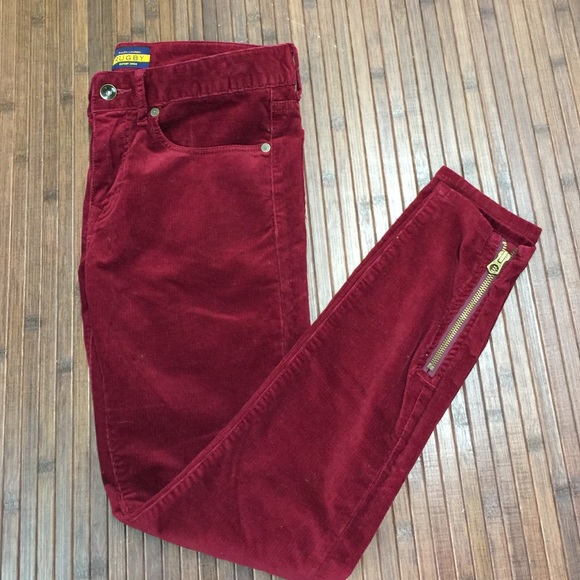 Ralph Lauren Rugby Maroon Corduroys