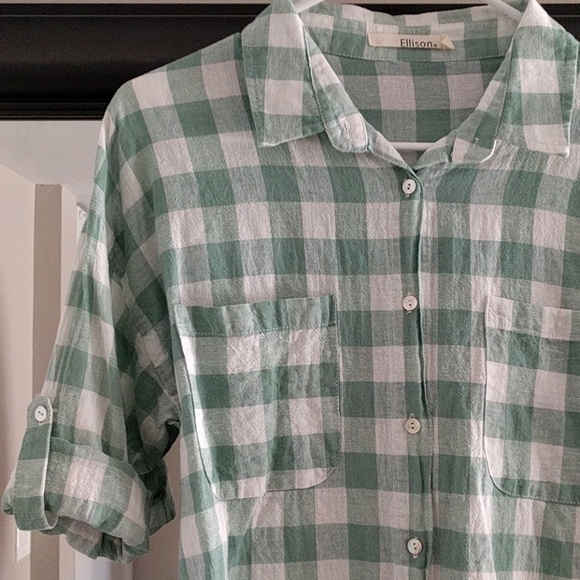 Ellison Checkered Button Up - Picture 2 of 3