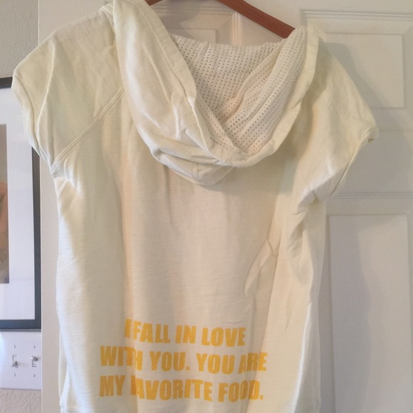 Harajuku lovers hooded short sleeve top