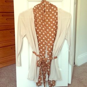 Limited dot cardigan