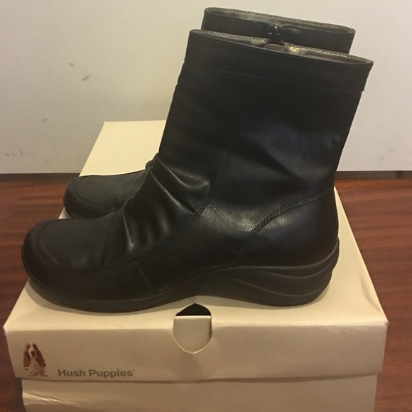 Black half boots